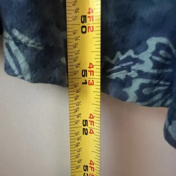 Soft Surroundings Navy Floral Print Cold Shoulder Maxi‎ Dress - Picture 6 of 6